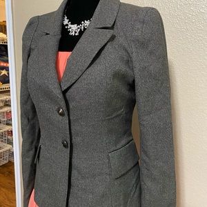 Long Sleeve Dress Blazer Jacket. Grey.